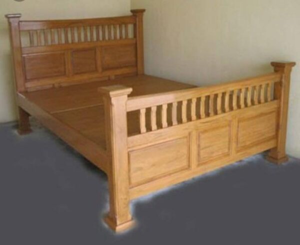 wooden cot - Image 3