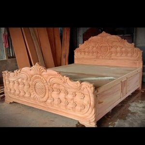 wooden cot